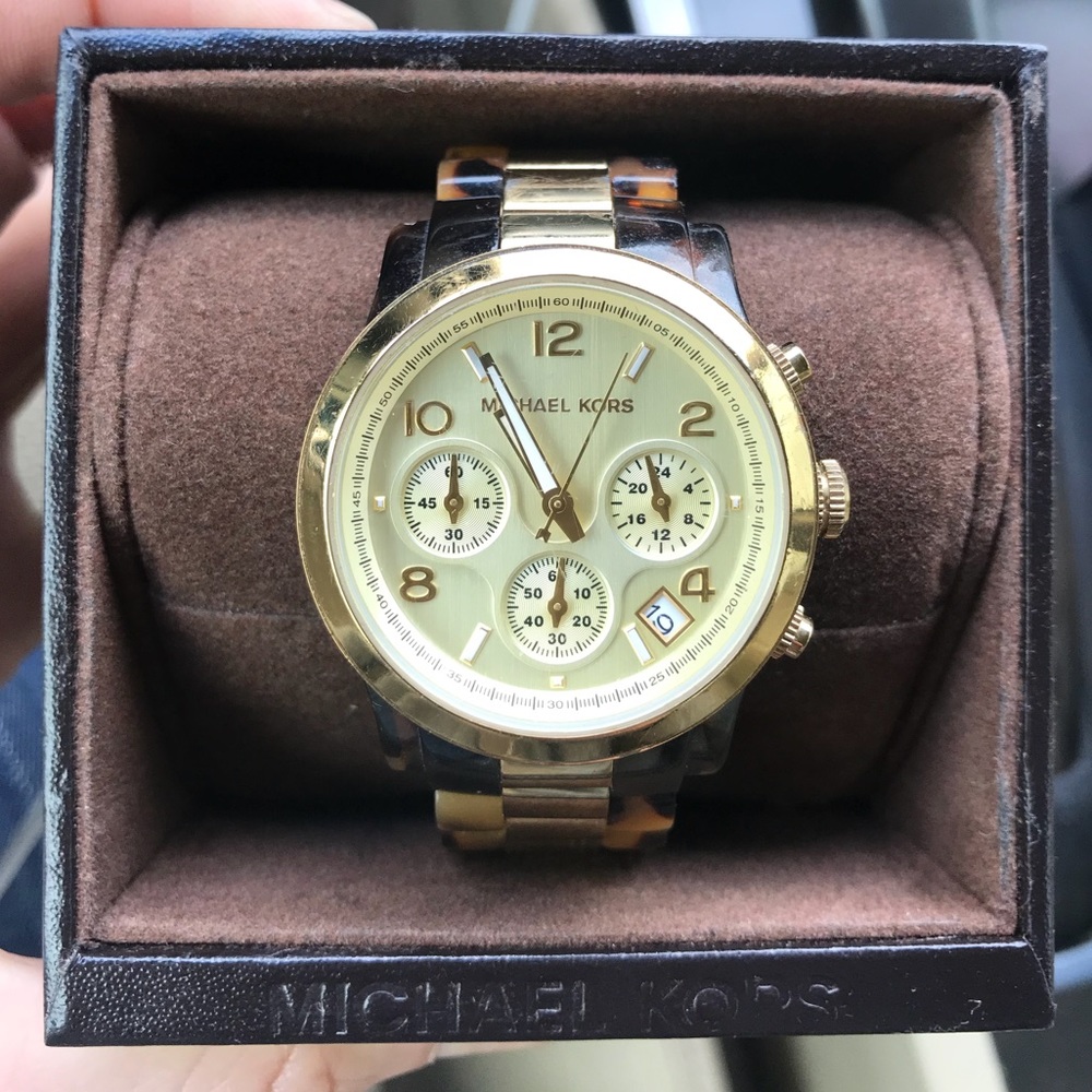 Michael Kors Tortise Shell Watch